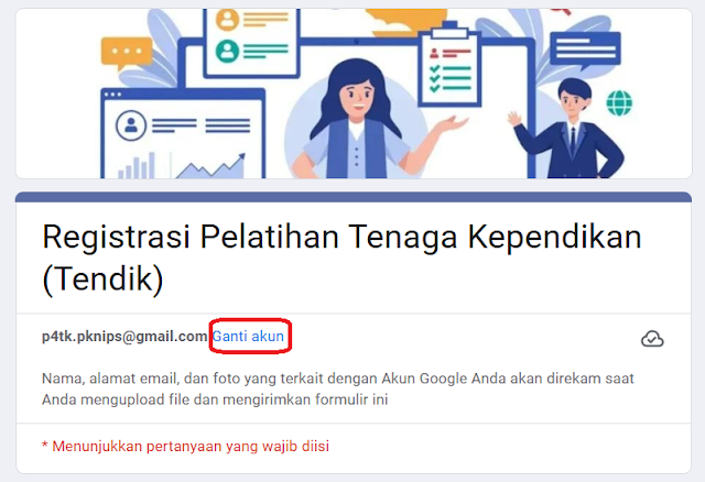 Unggah file di G-Form Pendaftaran Ditolak Server (Server Rejected)
